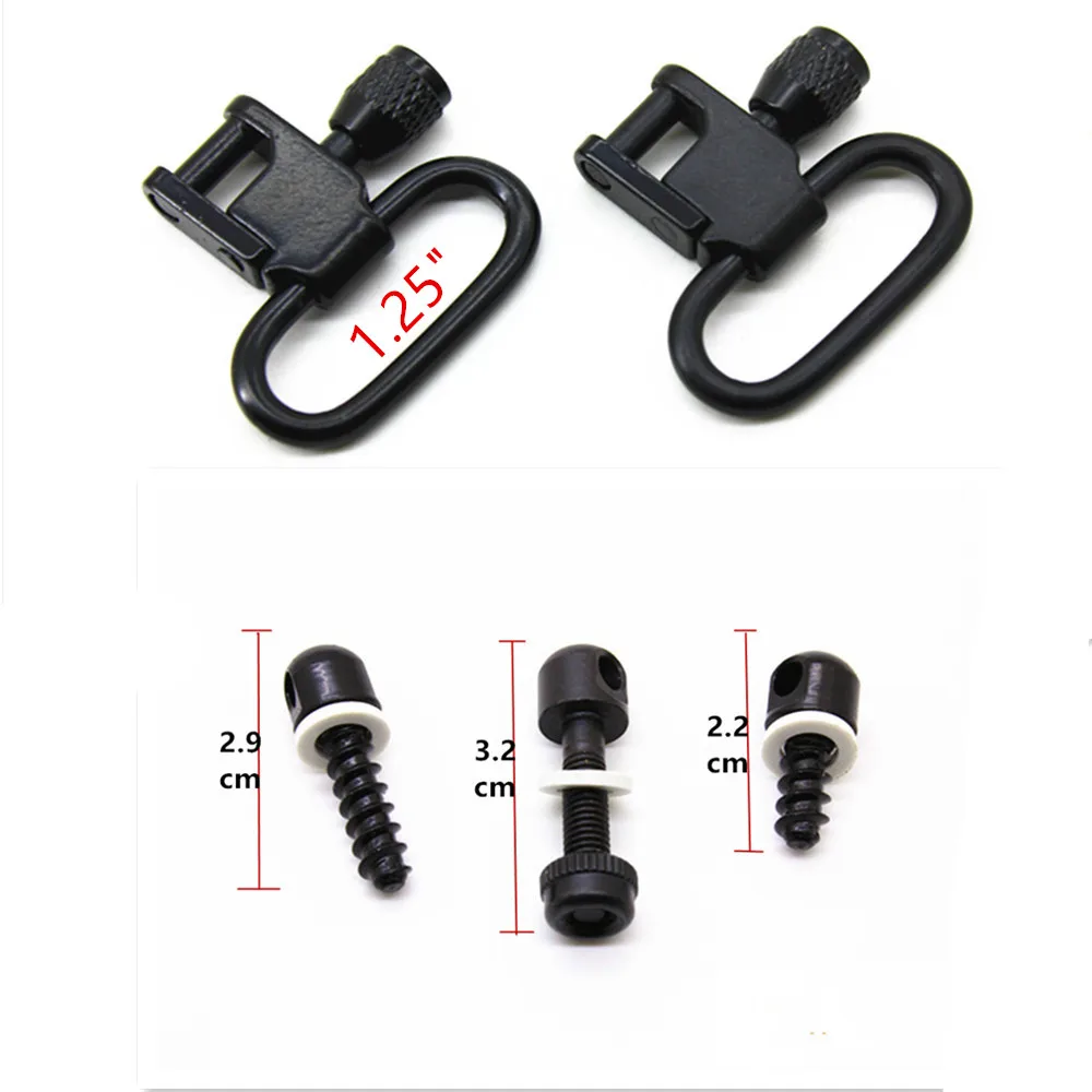 QM 1inch/1.25inch QD Sling Swivel Strap Buckles Kit Metal Quick Detachable Sling Mount Outdoor Camping Hunting  Accessories 2023 4