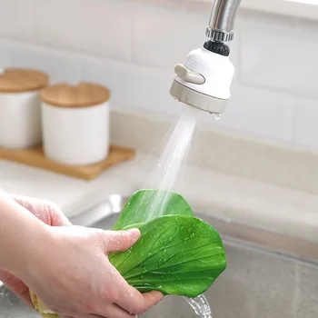 

3 Modes Water Filter Rotatable Bathroom Kitchen Accessories Water Saver Water Tap Filter Faucet Extender Booster