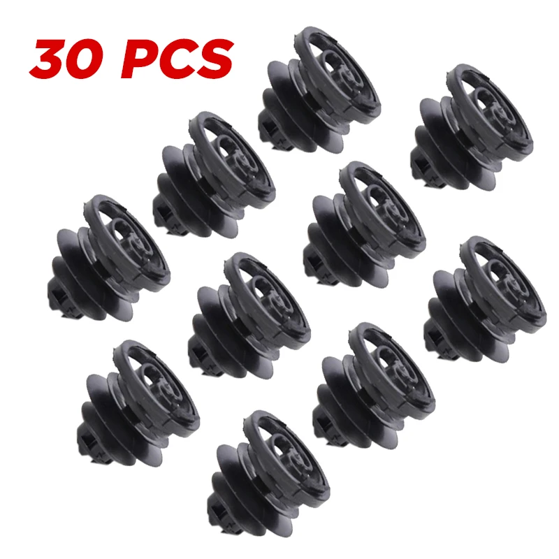 30pcs Door Trim Panel Retainer Clip Fasteners For 98-on VW Golf For Jetta Mk4 Passat 1988 On B5 10mm Auto Bumper Fastener-5