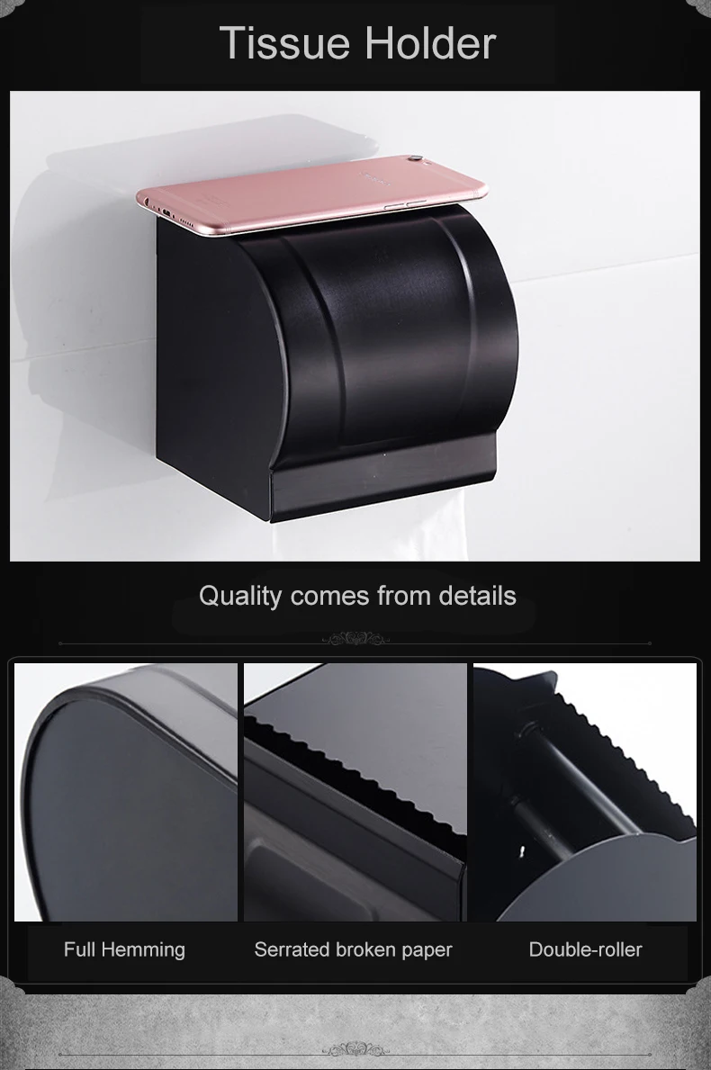 suporte de papel higiênico, saboneteira, escova de banheiro elg10