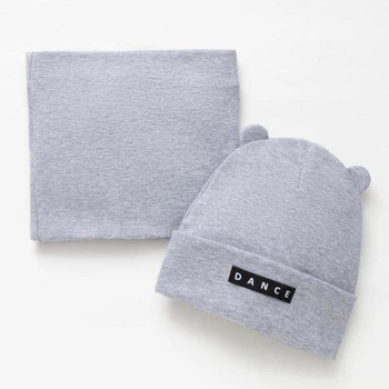 

Set (hat, snood) for children DANCE, gray, size 50-54