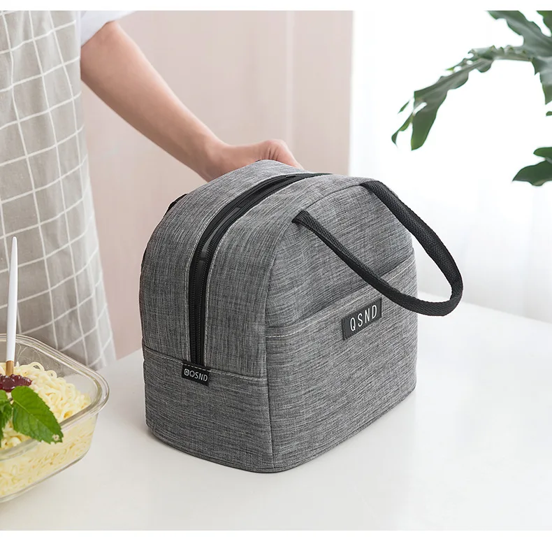 Liancheng стиль водонепроницаемая переноска изолированная сумка Оксфорд ткань алюминиевая фольга столовая сумка Толстая Bento коробка сумка-холодильник весь