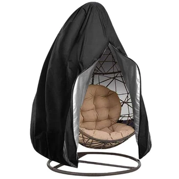 

Hanging Egg Chair Cover Waterproof Patio Swing Dustproof Chair Cover for Outdoors Garden Protective Case