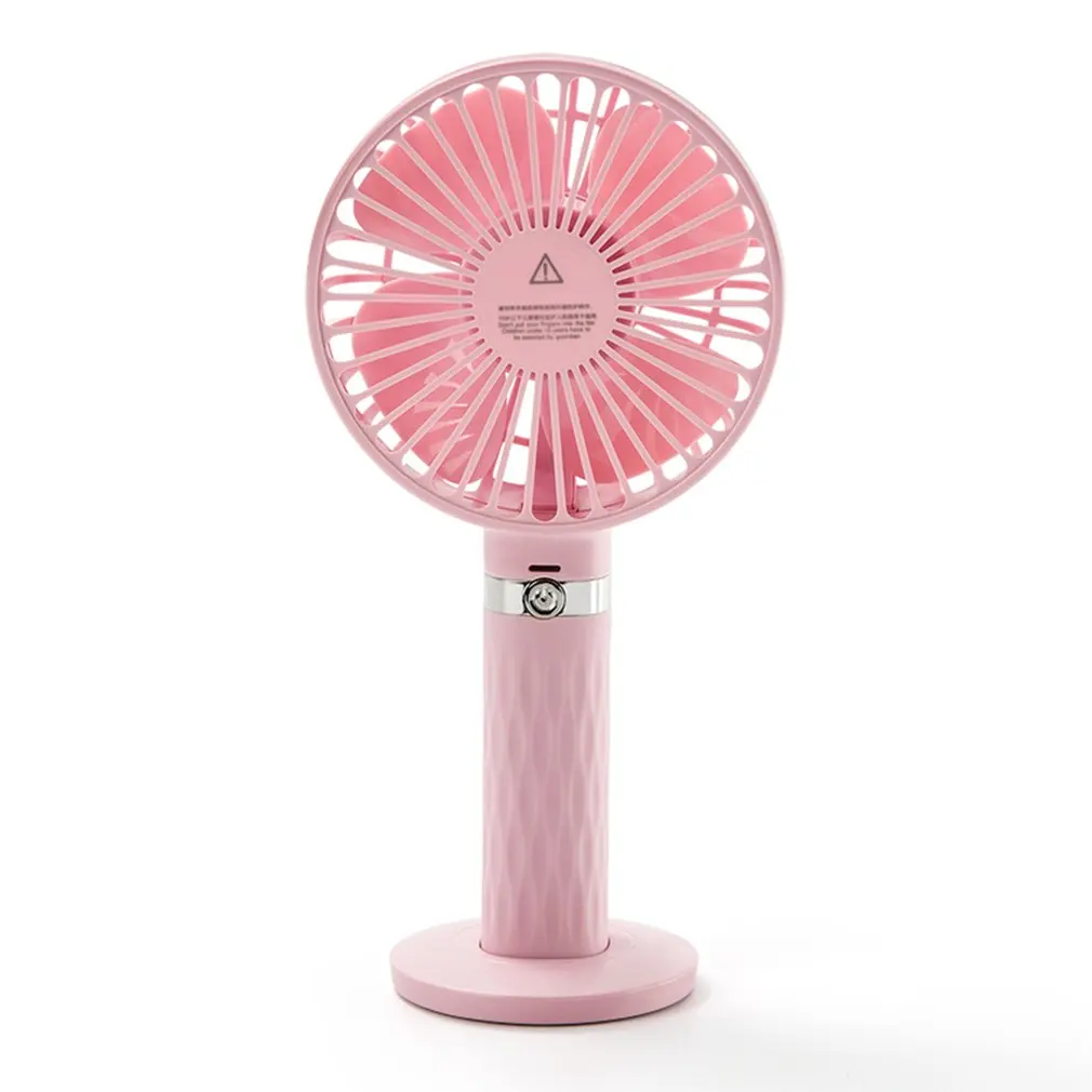 Супер Бесшумный летний дорожный Настольный usb-вентилятор электрический настольный вентилятор охлаждающий вентилятор кулер пластиковый вентилятор для кондиционирования воздуха - Цвет: Розовый