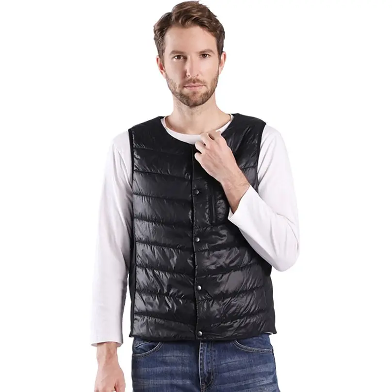 New Women Men Coat Smart Phone Bluetooth Connection Temperature Control Heating Sleeveless Vest Blouse 4N04 (5)