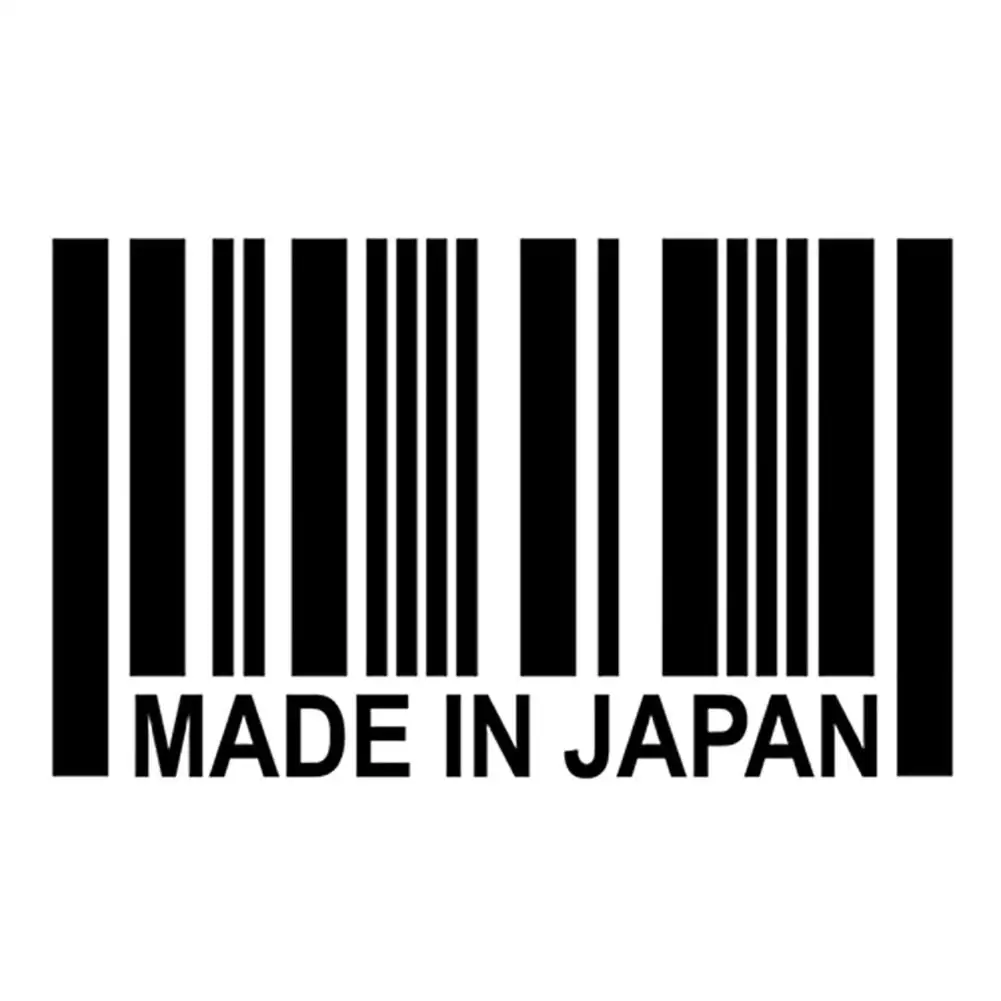 Фото 15x9 см сделано в Японии стикер со штрих-кодом Японские Автомобильные наклейки