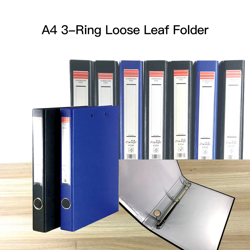 A4 3-Ring Durable File Folder Stationery Binder Document Organizer Storage  Gift for Business Office School - AliExpress Vật Tư Văn Phòng & Trường Học