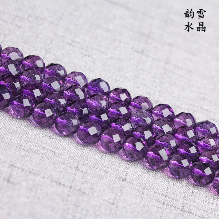 

Artificial Amethyst 128 Split Surface 64 Split Surface Loose Beads Semi-Finished Beaded Bracelet