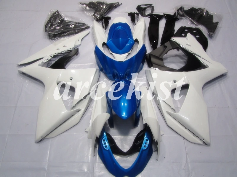 Инъекций ABS Полный обтекатели комплект подходит для Suzuki GSXR1000 K9 2009 2010 GSX-R1000 09, 10, 11, 12, 13, 14, 15, 16 лет тела комплект синего цвета