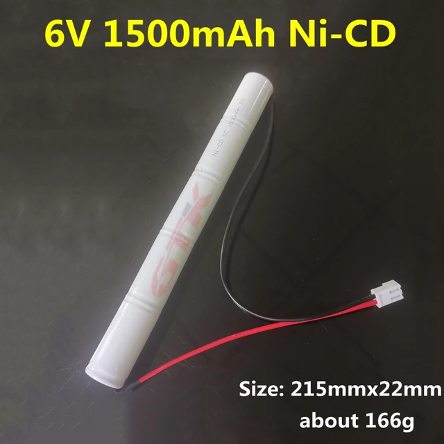 nvizyeu 6v Batterie, 1500mah wiederaufladbare 6v nimh akku