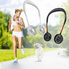 Воздушный охладитель небольшой кондиционер ручной, перезаряжаемый мини-вентиляторы воздушный охлаждающий нашейный вентилятор летний портативный кондиционер вентилятор