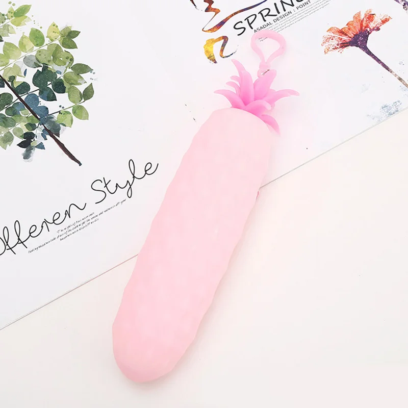 Cute Coin Purse Banana Pencil Case Kawaii Bag Silicone Purse Funny Purses For Kids Yellow Corn Coin Bags For Children (6)