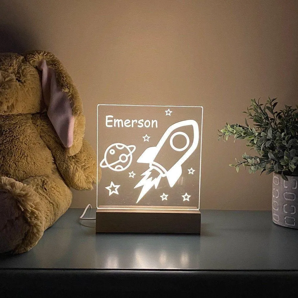 Customized Moon and Stars Night Light Personalized Kids Bedroom Decoration Small Lamp Nursery Childs Playroom Led Neon Lights mi motion activated night light 2 Night Lights