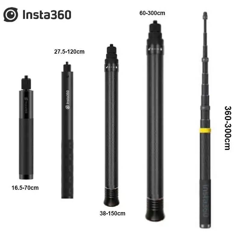 Невидимая селфи-палка монопод для Insta360 ONE X2 Gopro hero 9 8 3 4 5 xiaomi yi sjcam sj4000 DJI аксессуары