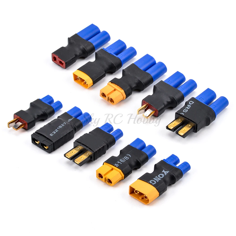 1 шт. EC3 / EC5 в XT60 T Deans TRX гнездовые/гнездовые разъемы адаптер преобразователя RC Lipo