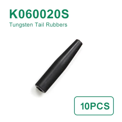 Tail Rubbers 10 шт., вольфрамовые противоскользящие рукава для ловли карпа, вольфрамовые лески, резиновые трубки, рыболовные снасти - Цвет: Tail Rubbers