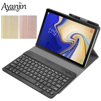 

Keybord Case For Samsung Galaxy Tab S4 10.5 T830/T835 Funda Case Spanish Russian Keyboard Slim Shell Stand Cover With Detachable