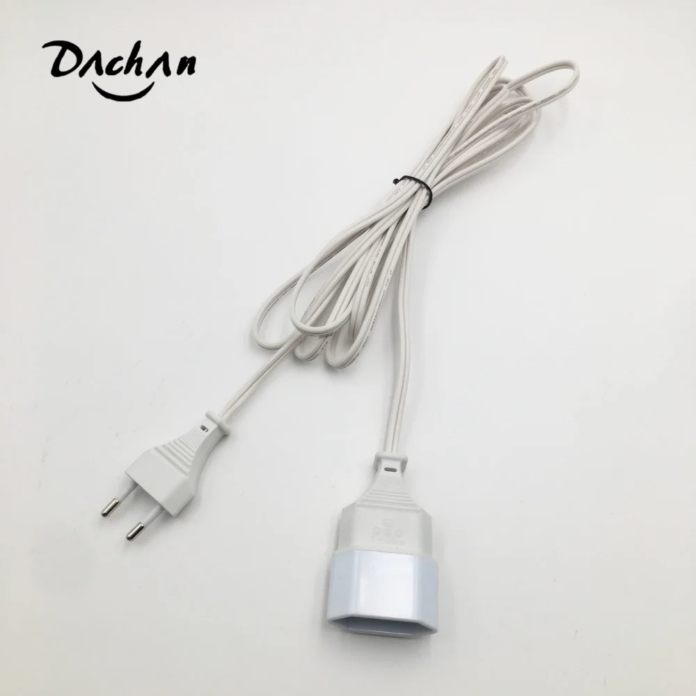 

DACHAN 3M/9.8Ft IP44 Extension White Cable for G40 String Light LED Night Light String Cable for Indoor/Outdoor Garland Party