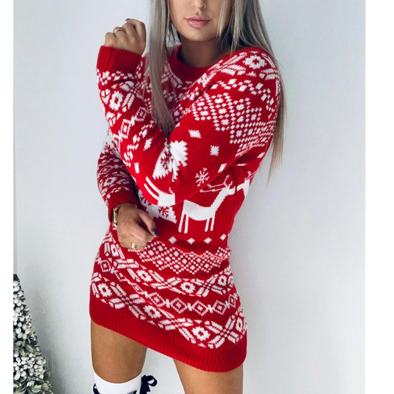 Knitted christmas dress Clearance