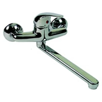 

Aglaia CDF02439 Rubinetto Miscelatore per Lavello a Parete, Cromato