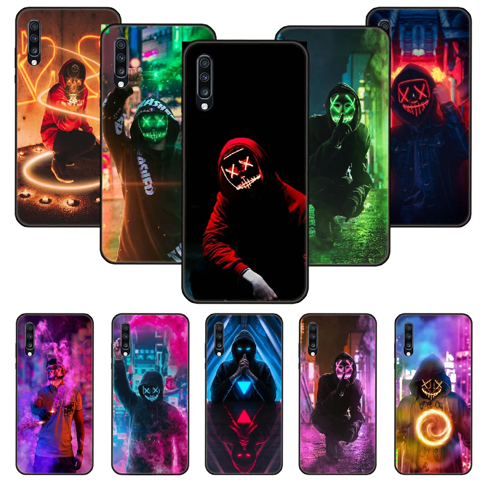 Чехол для мобильного телефона Samsung Galaxy A 50 51 71 70 7 5 10 20 30 40 41 21С E черная крышка Hoesjes 3D