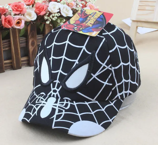 3 SPIDER-MAN детей ребенка бейсбольной кепки шляпы для мальчиков и девочек Человек-паук кепки мультфильм SPIDER-MAN хлопок дети хип-хоп шляпа Дети Мальчики Snapback - Цвет: 3