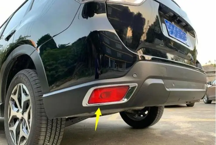 Для subaru forester задняя противотуманная фара рамка forester задняя противотуманная фара крышка специальная противотуманная фара декоративные аксессуары