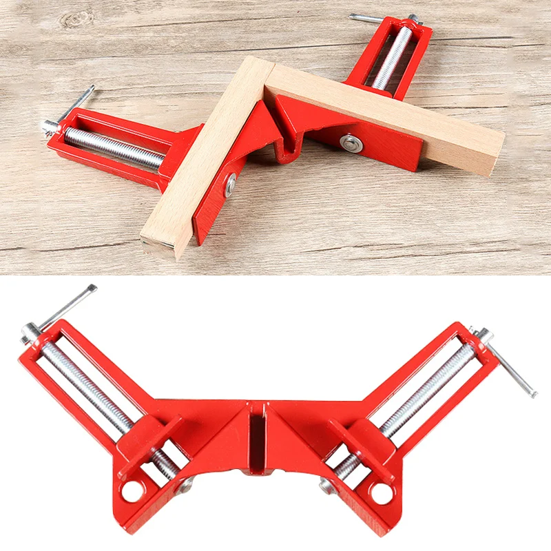 

1PC Rugged 90 Degree Right Clamp DIY Corner Clamps Quick Fixed Fishtank Glass Wood Picture Frame Woodwork Right