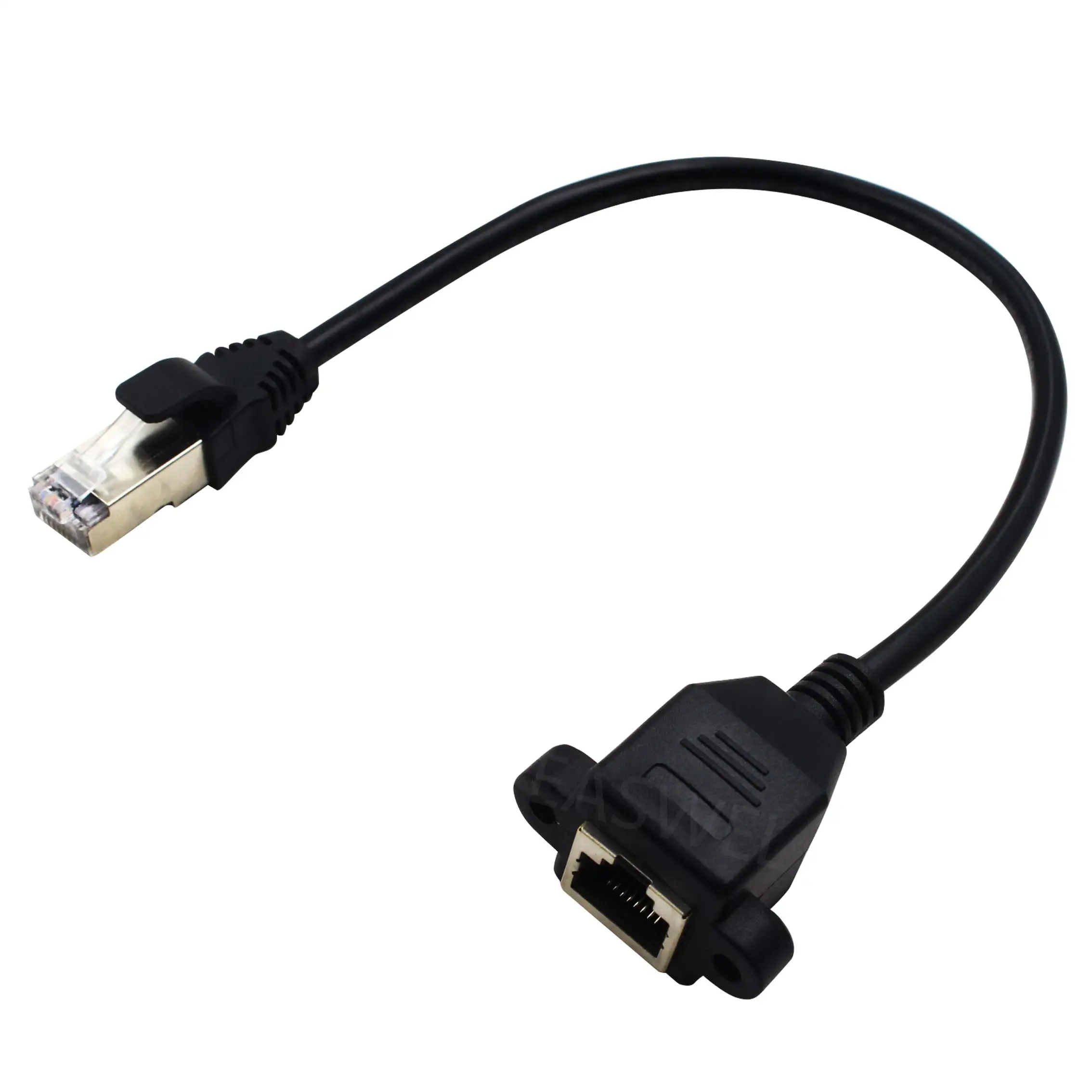 50 шт. RJ45 CAT6 мужчин и женщин винт Панель Крепление Ethernet LAN Сетевой удлинитель