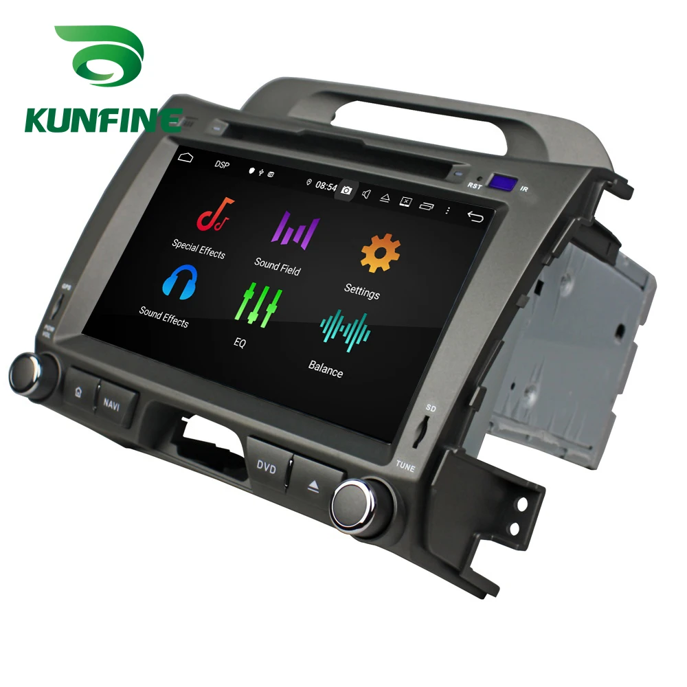 Clearance Android 9.0 Octa Core 4GB RAM 64GB ROM Car DVD GPS Navigation Multimedia Player Car Stereo for Kia Sportage 2010-2015 Radio 4