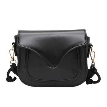

Ladies Fashion Handbag Simple Simple Shoulder Bag Female Pure Color All-match Messenger Bag Women Black