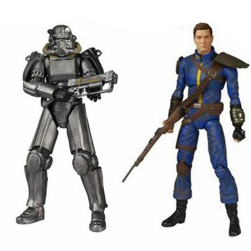 costo Rítmico Deformar Figura de acción Fallout 4 en dos colores de 16cm, armadura eléctrica,  juguetes de colección|figure toy|action figure toysfigure action -  AliExpress