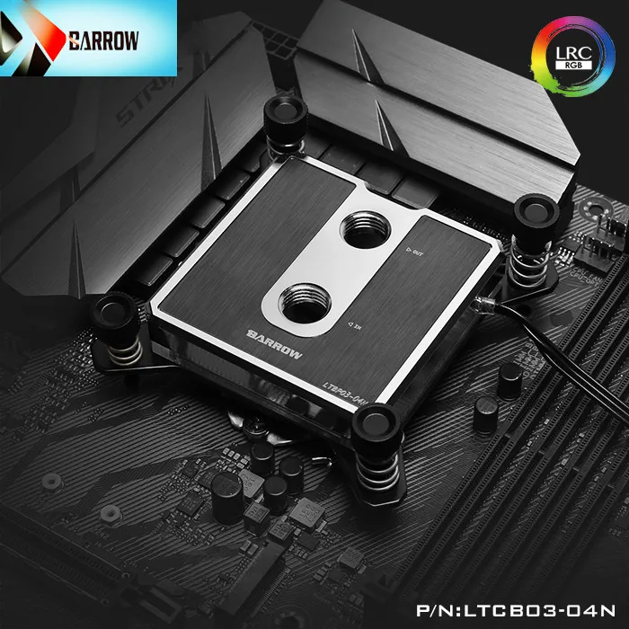 Курган Процессор воды блок INTEL слот LGA 115x1150 1151 1155 1156 5v 3-контактный разъем лампы радиатор процессора LTCP03-04N
