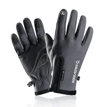 

Winter Warm Ski Sport Riding Touch Screen Mens Gloves Womens Windproof Waterproof Wear-Resistant Non-Slip Woven Gloves
