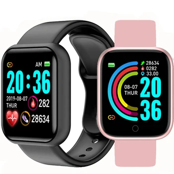 

Smart Watches D20 Men Bluetooth Waterproof Sport Fitness Tracker Smart Bracelet Blood Pressure Heart Rate Monitor Y68 Smartwatch