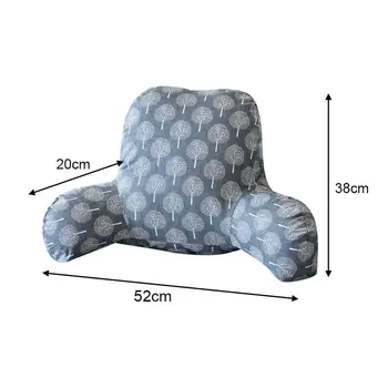 

large size Back Cushion with Arm Support Bed Reading Rest Waist Chair Car Seat Sofa Rest Lumbar Cushion 23 style