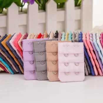 

3-Row 2 Buckle Bra jia zhang kou Three Rows Two Button Underwear Extended Buckle 3 Rows 2 Hooks Bra after Buckle Electroplated