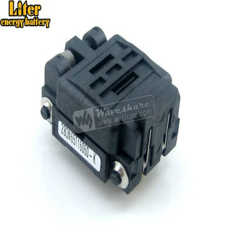 QFN28 MLP28 MLF28 28QN65T16060 Plastronics IC Тест-запись в гнездо QFN адаптер программирования 0,65 мм шаг