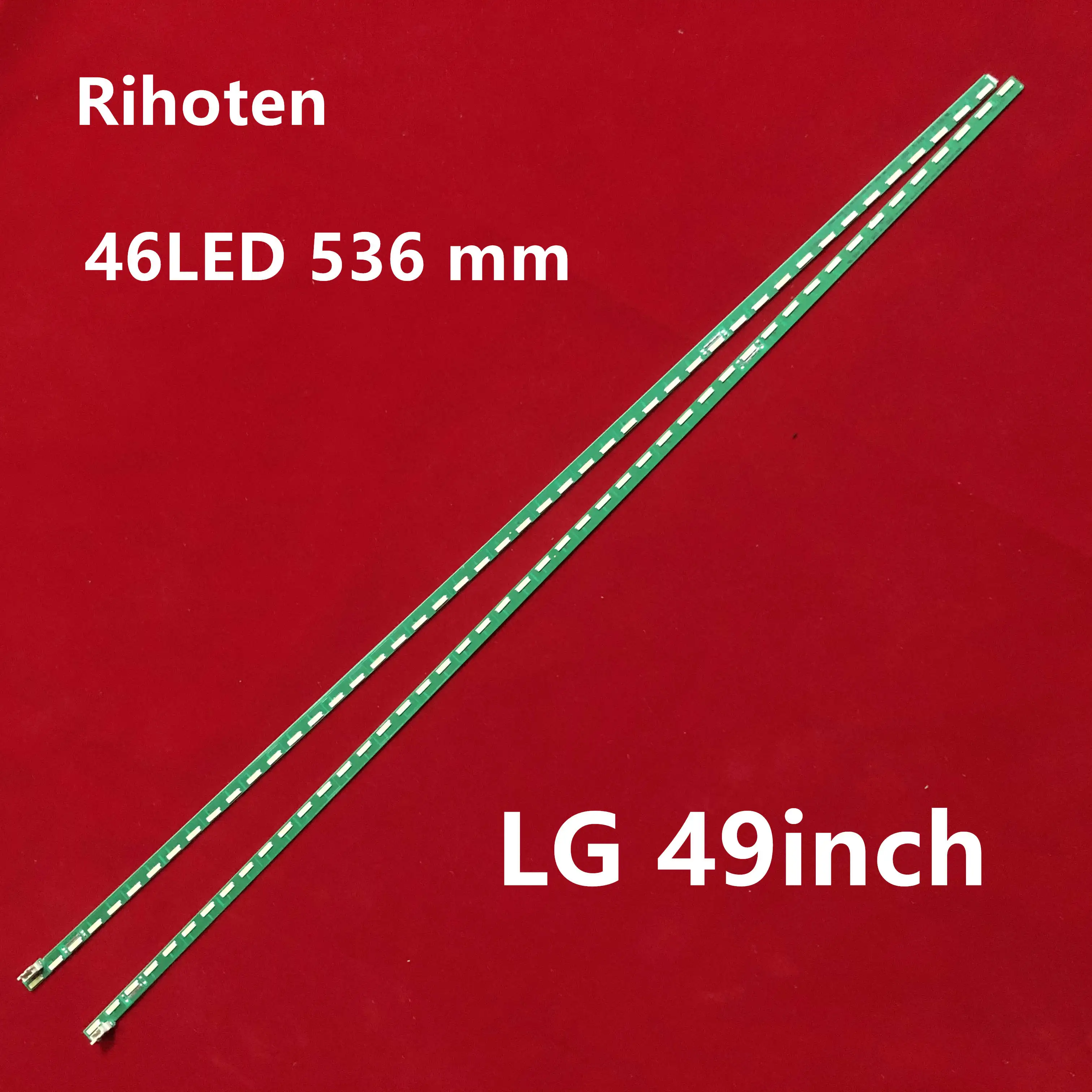 LED Backlight strip 46 lamp for LG 49inch fhd L R-type rev 0.3 PEU36H CCGIGAN01-0792A 0791A 49LF5400 MAK63267301 REC002 BKX46W | Лампы и