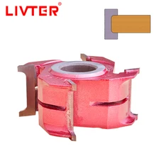 

Carbide shaper cutter head woodworking planer blades spiral round bar knife solid wood moulding cutter head four-sided planing