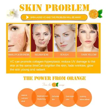 

100% Pure Vitamin C Serum 10ml Liquid Freckle Removal Acne Scars Hyaluronic acid Anti-wrinkle VC Face Serum