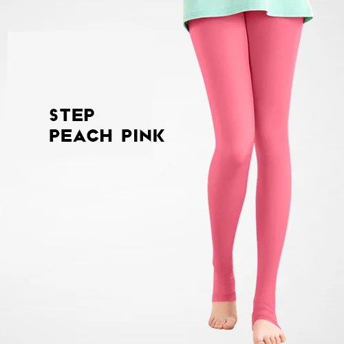 PGM полупрозрачные эластичные леггинсы, чулки для женщин, солнцезащитный крем, штаны для гольфа, уличные штаны, УФ-светильник, тонкие гладкие длинные носки для ног - Цвет: step Peach pink