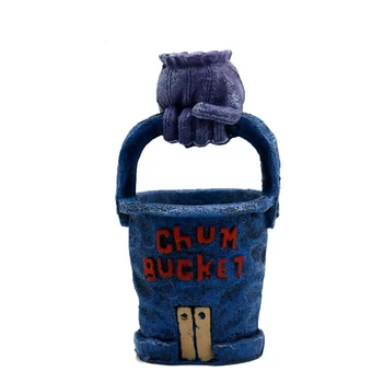 

Aquarium fish tank landscaping decorations fish and shrimp shelter house simulation bucket trash can decoration ornaments