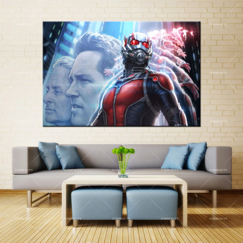 Forbeauty Холст Живопись стены Искусство ant_man спрей печать водонепроницаемый чернила