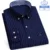 Men's 100% Cotton Oxford Shirts Men Long Sleeve Casual Slim Fit Dress Shirts For Male Business Shirt Tops 28