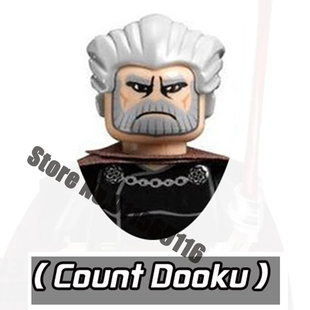 Disney Obi-Wan Kenobi Boba Fett Building Blocks Ahsoka Luke Yoda Kylo Ren Count Dooku Mandalorianes Shaak Ti Action Figure Toys E-PG643