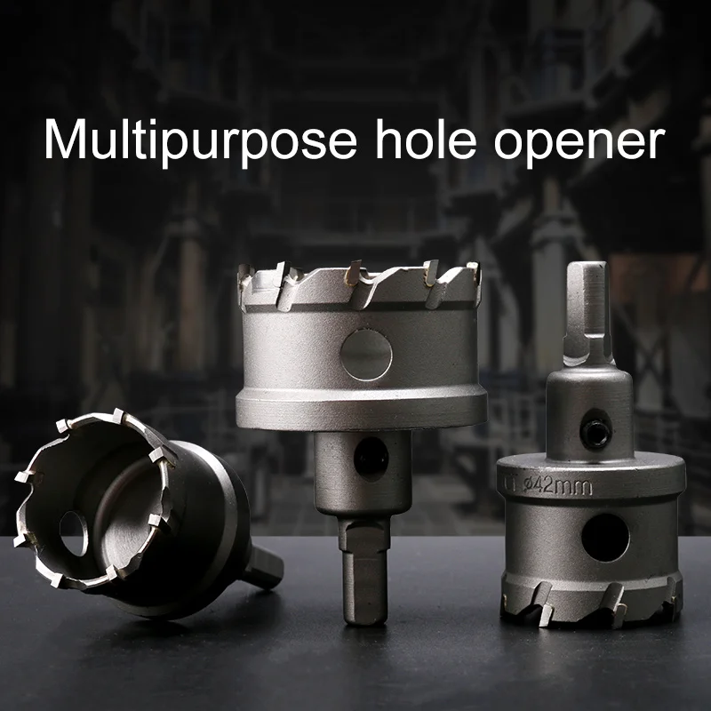 

ELECALL Hole Saw Drill Bit Tools 20-50mm Alloy Stainless steel hole opener Metal Wood Drilling tool