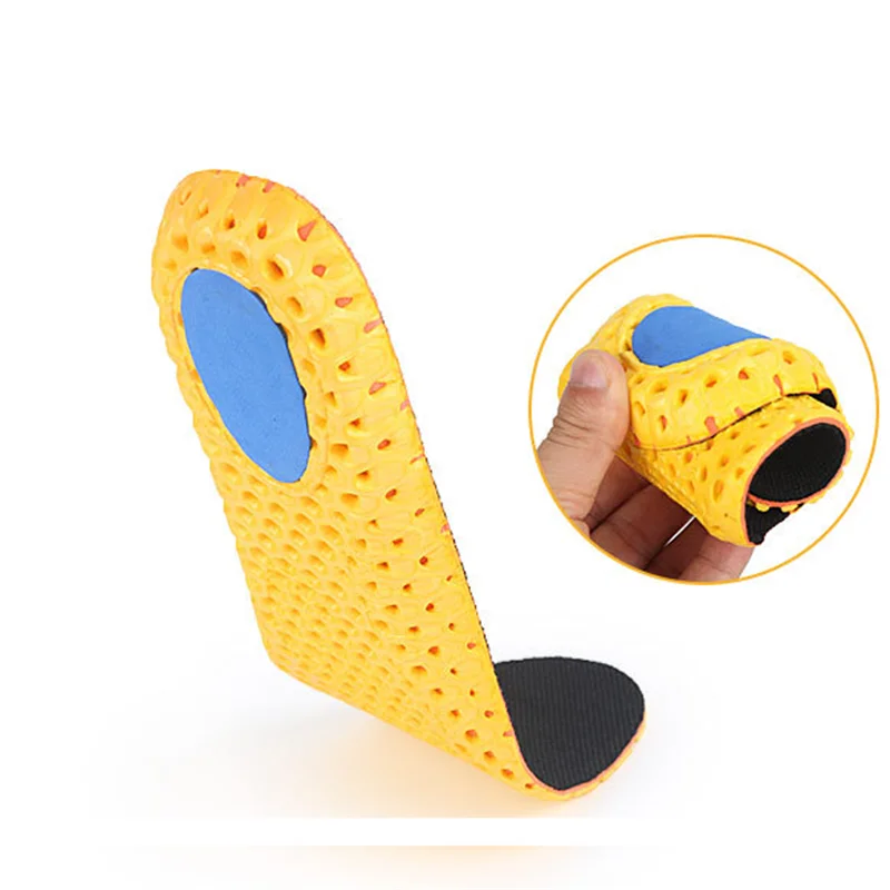 Elastic Shock Absorbing Insoles Breathable Honeycomb Sneaker Inserts Sports Memory Foam Shoe Insole Unisex_voghion.com