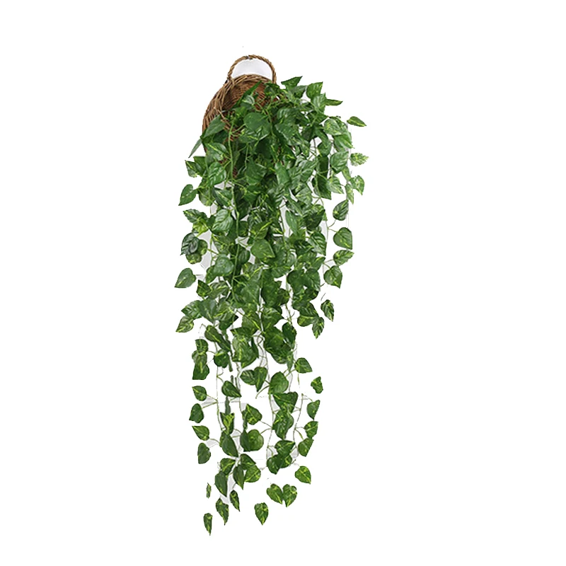 

Grape Leaf Artificial Flowers Green Leaf Hanging Vine Garland Artificial Flower For Wall Home Decoration Balcony Decoration