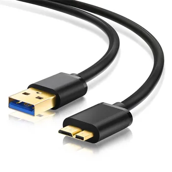 

Super Speed USB 3.0 to Micro B Cable 5Gbps USB Type A Micro-B Data Cable for Samsung S5 Note 3 HDD External Hard Drive Disk Cord